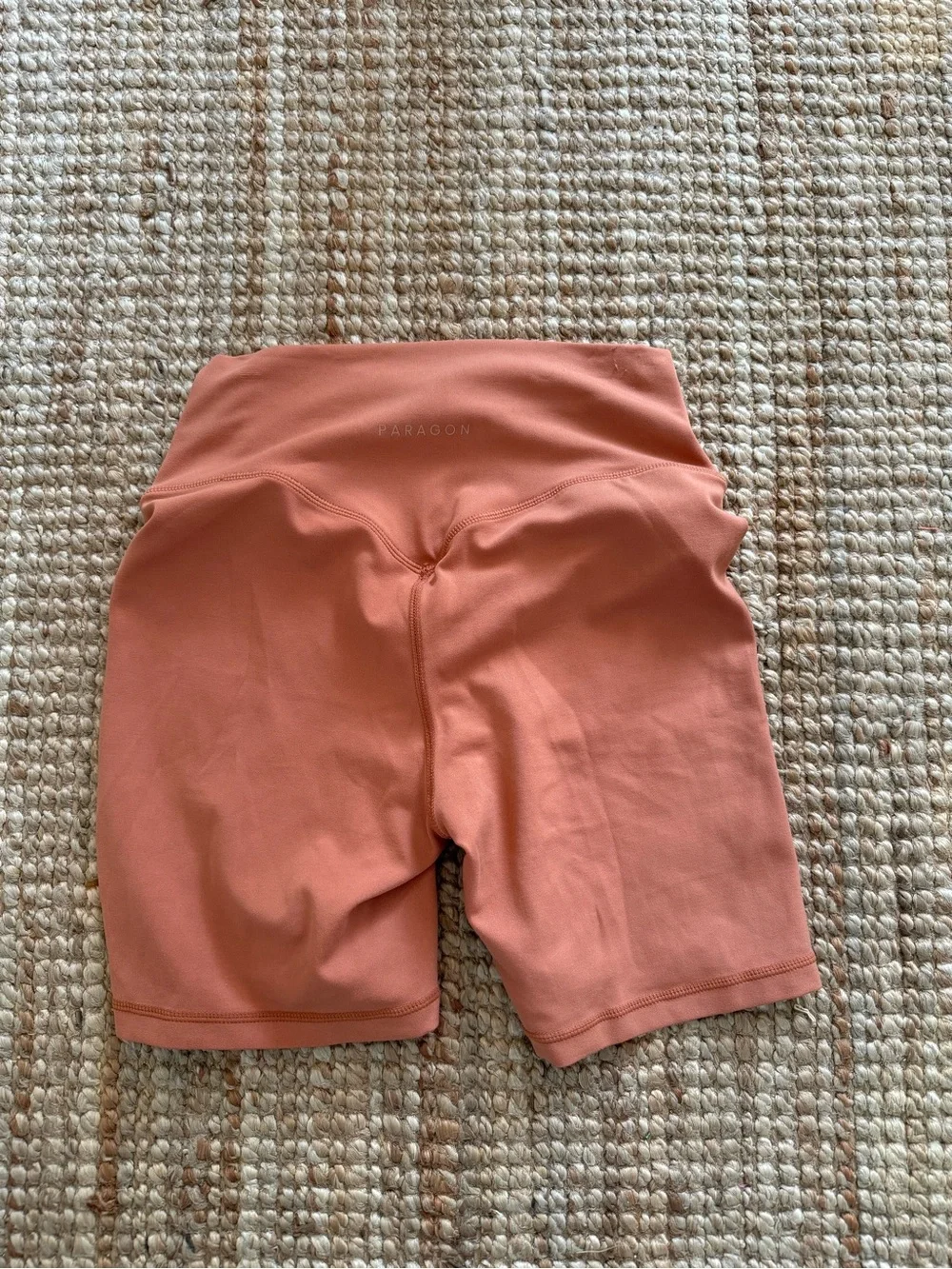 PARAGON High Rise Biker Shorts | 7” Inseam | Terracotta | M